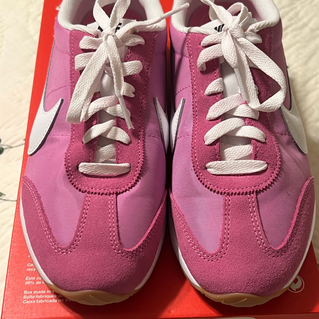 Nike Vibrant Pink And White Athletic Shoes